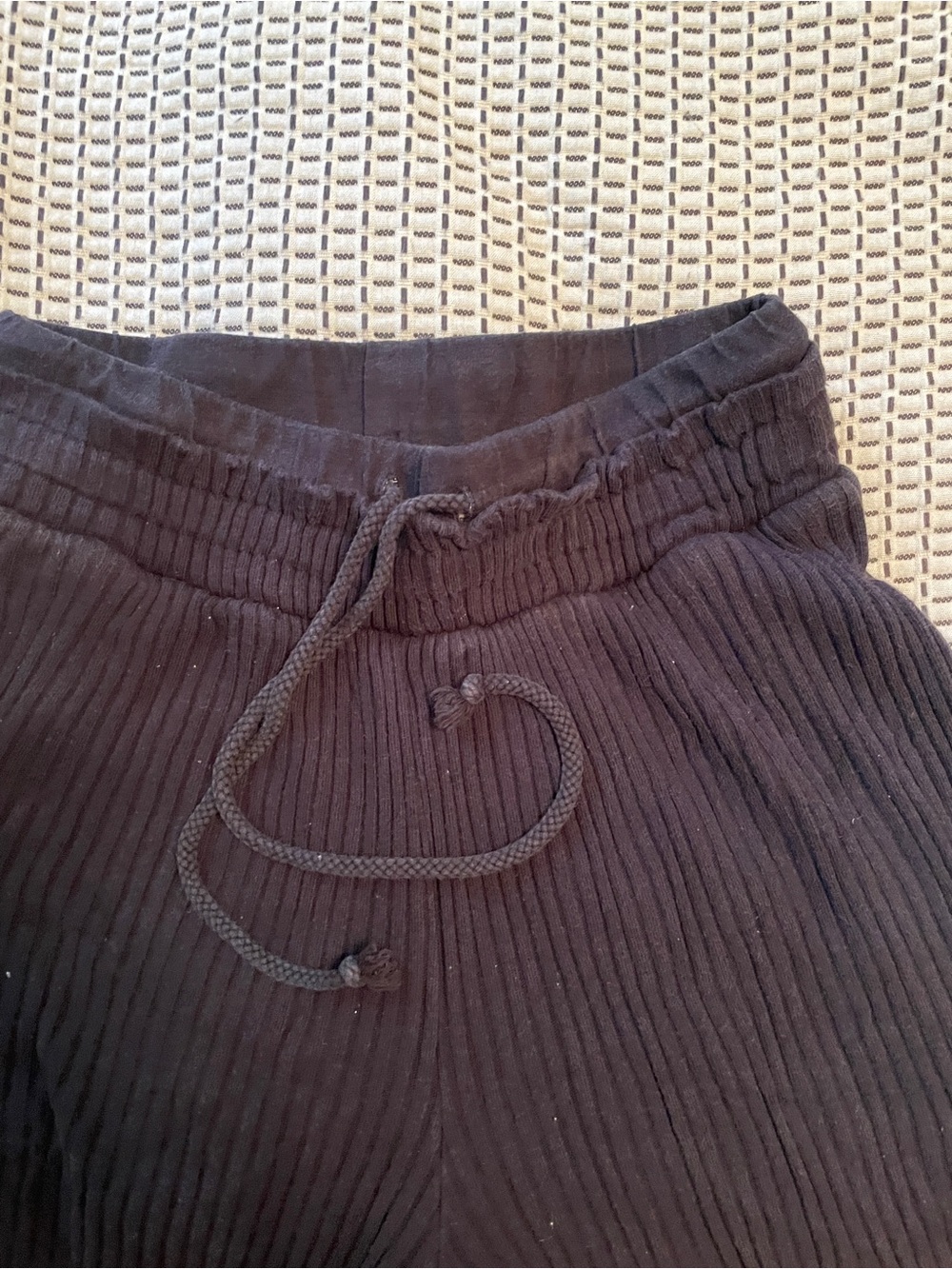 Free People Movement ribbed flare lounge pant Small